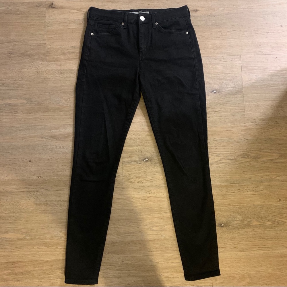 TopShop Sidney Black Jeans